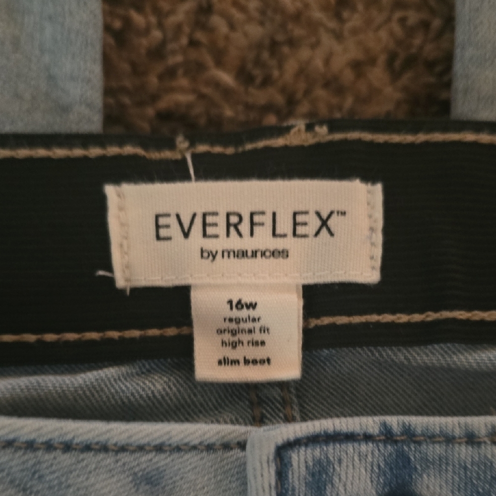 Maurices Everflex Women's Boot Cut Jeans - Light Blue